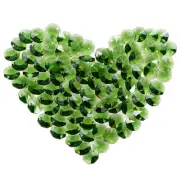 100pcs Octagon Beads Green 14mm Crystal Crystal Suncatcher Decoration
