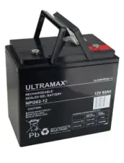 Pride Mobility Jazzy 1105 12V 62Ah Mobility Scooter Replacement ULTRAMAX Battery