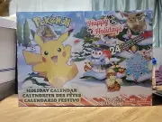 POKEMON Holiday ADVENT CALENDAR (24 Gifts/16 Figures) 2022NEW Sealed (blackbin1)