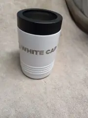 Filtrexx Solar Energy JCS white Cap - Insulated Can Coozie Can Holder NEW