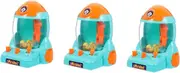 Toyvian 3pcs Mini Claw Machine Kid Claw Machine Toy Novelty Stocking Stuffers Space Claw Machine Toy Catch Machine Toy Kids Kids Ball Catch Machine Toddler Small Toy Puzzle Plastic