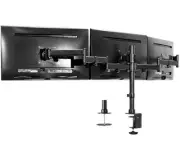 VIVO Triple Monitor Adjustable Heavy Duty Mount, Articulating Stand for 3 LCD...
