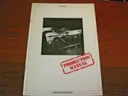 Program/Vintage Jethro Tull Production Manual 1982 New VGood+