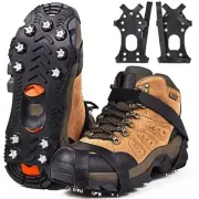 Crampons Ice Cleats for Shoes and Boots Silicone Stainless Steel Grippers Sho...
