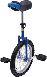 24 Inch Wheel Outdoor Unicycle Adjustable Seat Exercise Bicycle Fit Teenagers for Outdoor Sports Fitness Exercise, Unisex Unicycle Heavy Duty Steel Frame, Unicycles for Adults, Tire Wheel Cycling