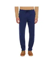 Elastic waist casual pants XL Blue