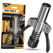 Locking Air Chuck, Heavy Duty with Six Steel Jaws, Locks onto Any Closed Flow
