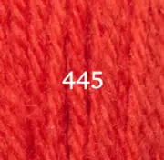 Appleton Tapestry Wool - 11 Yd Skein - Orange Red Color 445
