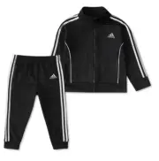 Adidas Baby Girl Tracksuit, Jacket/Joggers, 2-Piece Set 24 mths Color-Black
