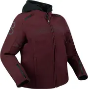 Bering Davis Queen Size waterproof Ladies Motorcycle Textile Jacket, red, Size 42 for Women