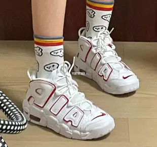 NIke Air More Uptempo 96 QS 白紅 皮蓬經典高街百搭文化籃球鞋 DJ5988-100