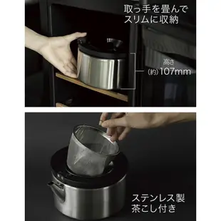 現+預【SWAY日本代購】CB Japan 北歐系列 琺瑯壺 泡茶兩用壺 附濾網 1.6L