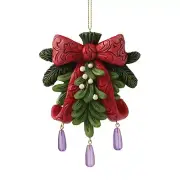 Jim Shore Heartwood Creek Legend Of The Mistletoe Ornament 6011855