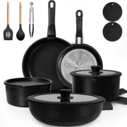 20 Pcs Pots and Pans Set Non Stick, Detachable Handle Cookware Sets Nonstick,...