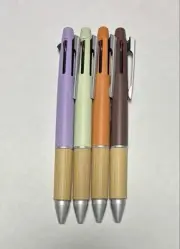 Jetstream 4 in 1 multi-function pen, BAMBOO, BAMBOO, set of 4 #f73fe6