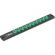 Wera 05136420001 9600 Magnetic Socket Rail, 1/4", Empty, 30 X 270 MM