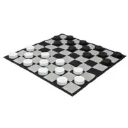 Large 22cm Diameter Plastic Checkers Pieces