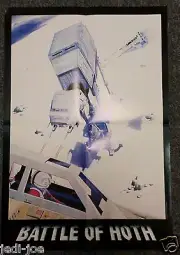 Star Wars Folded Poster Battle of Hoth by Steve Reiss