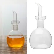 200 Ml Water Bottle Dispenser Cooking Oil Container with Strainer Can Sauce