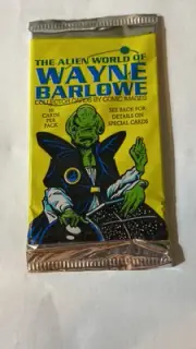 1 Unopened Pack The Alien World of Wayne Barlowe Trading Cards 1994 Auto?