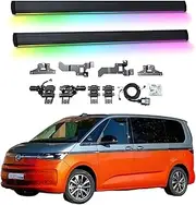 BJOHQ Electric Running Boards Compatible for VW Multivan 2012-2022 with Light, SUV, Off-Road & Pickup Trucks - Retractable Truck Steps & Nerf Bars