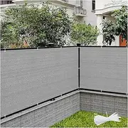 Balcony Screen Privacy Protection, Height 60/70/80/90cm,Fence Cover for Patio Yard Wall,HDPE UV Resistant Heavy Duty with Eyelets and Cable Ties