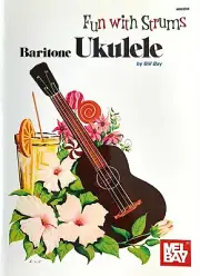 BARITONE UKULELE- FUN WITH STRUMS by BILL BAY- 29 FOLK/BLUEGRASS SONGS/ NEW!