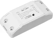 [Oimzzr] WiFi Smart Switch Compatible with Amazon Alexa & for Google Home Timer 10A/2200W Wireless Remote Switch for Android/iOS APP Control for Electric Appliances Universal