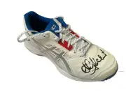 SIGNED ADAM GILCHRIST ASICS GEL CRICKET SHOE. NEW