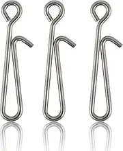 Bait Rigs Clip Size #1-#5 Sea Fishing Link Clip for Fishing Rigs Tying Quick Easy Change Lead Clip Fast Link Strong Connector Link 5-33.5kg Sea Fishing Lure Tackle Accessories