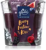 GLADE Berry Festive Kiss scented candle 112 g