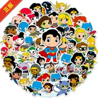在飛比找蝦皮購物優惠-（正版授權）50張入 ちびDC超級英雄 兒童版正義聯盟 神奇