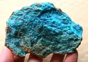 224g Rare Natural Blue Hemimorphite Mineral Specimens from YunNan China