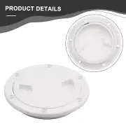 4inch Marine Screw Out Deck Plate Inspection Hatch Plastic/Access Boat RV Round