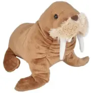 Wild Republic Walrus Plush Stuffed Animal Cuddlekin 12" New Has Plastic Eyes