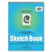 Art1st Sketch Book - 30 Sheet - 3.32 Oz - 9" X 12" - 30 / Pad - White Paper