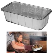200 Pk Bread Baking Tins Aluminum Foil Loaf Pan 2Lb Disposable Premium Container