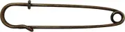 3 Inch Kilt Pin Brushed Antique Finish Ideal for Kilts, Skirts and Shawls