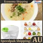 Garlic Onion Pepper Vegetable Slicer Meat Cutter Hand Chopper Kitchen Tools AU