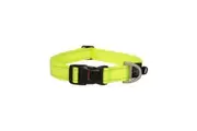 Rogz Yellow X-Large 25mm Wide x 43cm to 70cm Classic Utility Collar for Dogs & Puppies