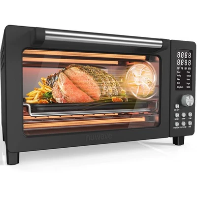 Bravo Pro Smart Air Fryer Toaster Oven Combo, Airfryer Convection Oven Counte...