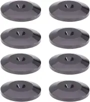 Bluecell Pack of 8 Black 24K Nickel Plated Speaker Spikes Pads Mats 5X25Mm
