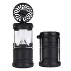 Bright Battery Powered Hanging Lanterns with Fan, for Camping Hiking C7E94737