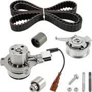 Fesuda Water Pump + Timing Belt Kit ZK1066 Timing Belt Kit for Audi A3/A3 Sportback/A4 B8/Q3/Q5 2003-2015, VW Caddy/Golf/Passat/Polo/Tiguan 2008-2015