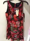 NWT MM Couture by MISS ME Mixed Print Chiffon Sleeveless Dress Size S