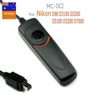 MC-DC2 Remote Shutter Release for Nikon D600 D90 D3100 D5100 D7000 D750 Z5 Z6 Z7