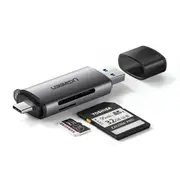 CM185 Type-C USB 3.0 to TF SD OTG Memory Card Reader Support Simultaneous Read