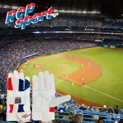 RCP Baseball and Softball Batting Gloves, Dominican Republic Flag