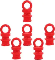HOMSFOU Set of 6 Post Cap Railing Post Caps Waterproof Easy Install Outdoor Use