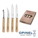 OPINEL 不鏽鋼廚房刀具4件組 No.112-115/櫸木刀柄 OPI001300